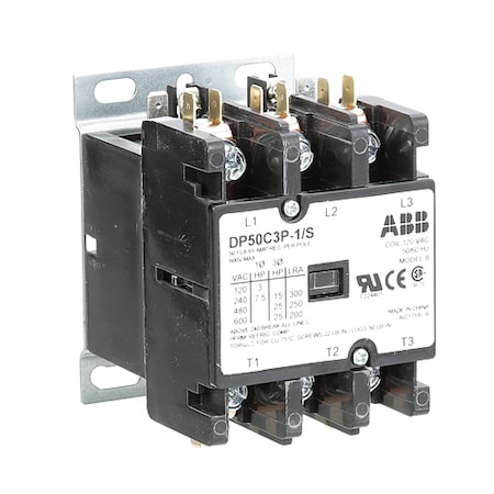 Jackson Contactor, 3-Pole , 120V 50A 5945-002-24-70